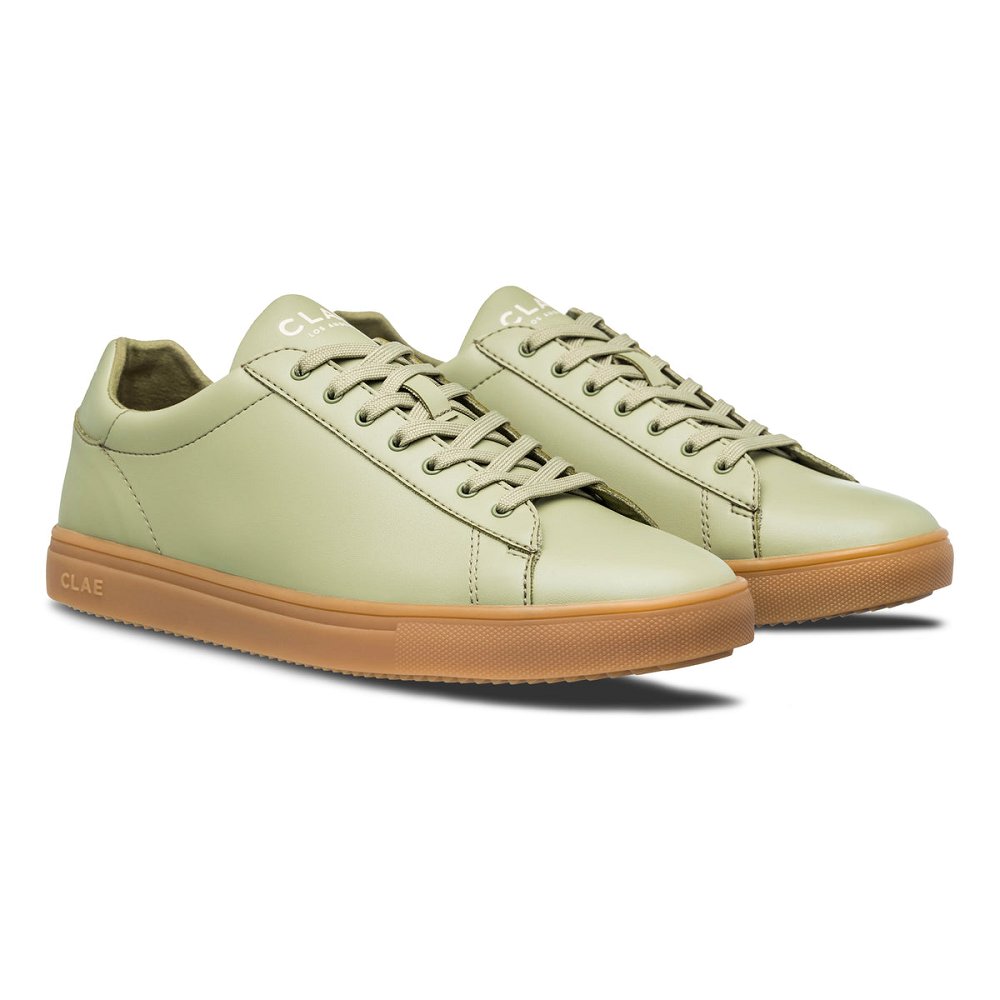 CLAE BRADLEY CACTUS Shoes Mens USA021-L46 In Sage Light Gum